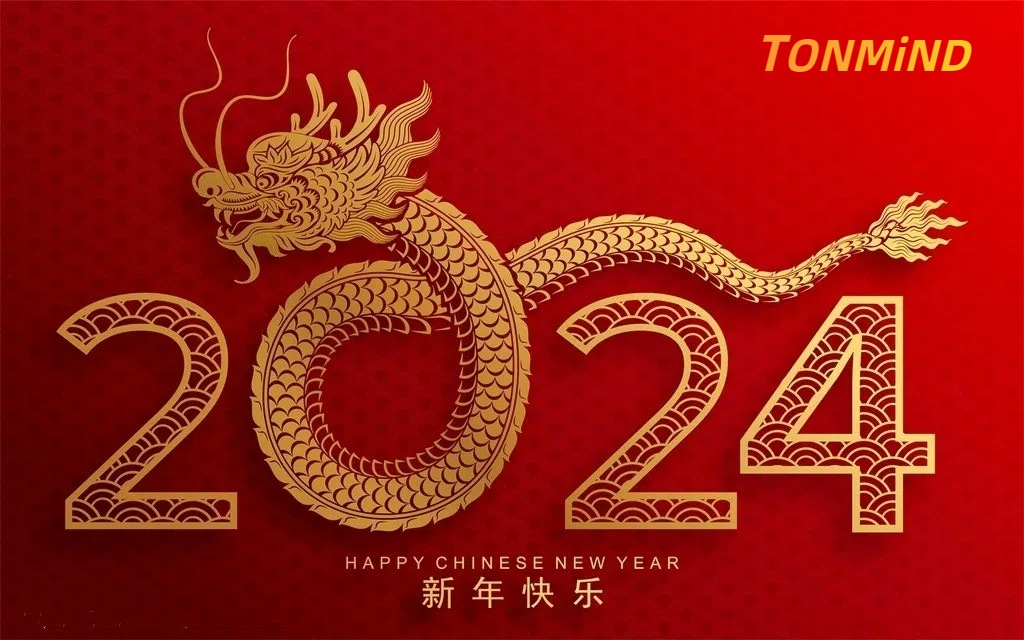Aviso de vacaciones del Año Nuevo Lunar Chino Tonmind 2024
        